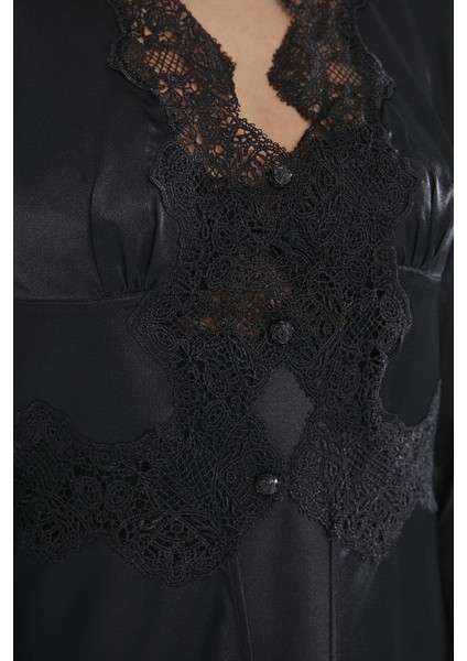 6335 Altılı Saten Gecelik - Sabahlık Takımı modelleri