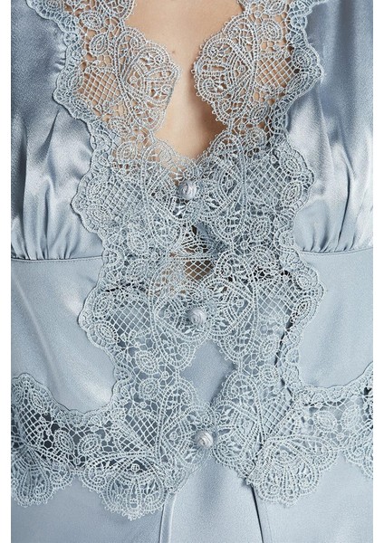 6335 Altılı Saten Gecelik - Sabahlık Takımı fiyatları