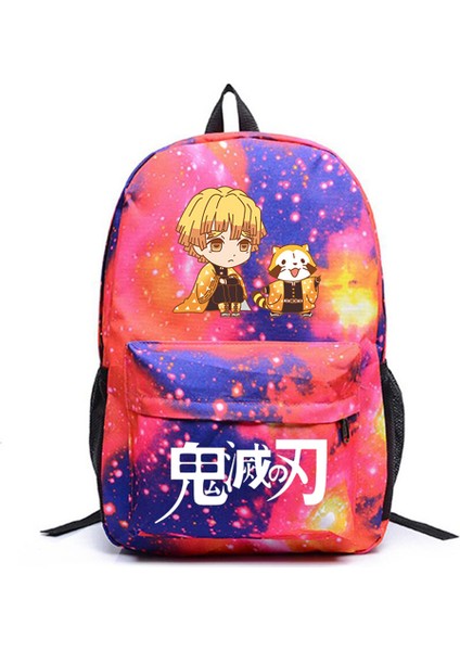 Anime Iblis Avcısı Sırt Çantası Tuval Packsack Rahat Genç Sırt Çantası Yüksek Kaliteli Unisex Öğrenci Dizüstü Bilgisayar Için Seyahat Çantası (Yurt Dışından)