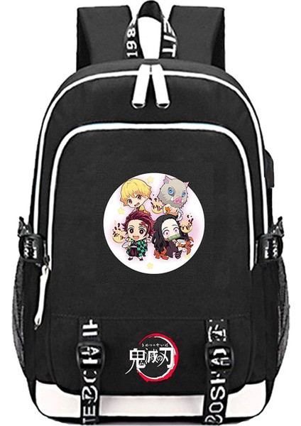 Anime Sırt Çantası USB Şarj Portu ve Kulaklık Portu ile (Yurt Dışından) fiyatları