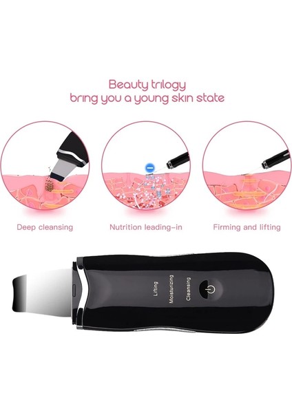 Ultrasonik Cilt Scrubber Derin Soyma Kürek Yüz Gözenek Temizleyici Yüz Cilt Scrubber Asansör Makinesi Yüz Temizleme Makinesi | Cilt Scrubber (Yurt Dışından) fiyatları