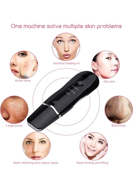 Ultrasonik Cilt Scrubber Derin Soyma Kürek Yüz Gözenek Temizleyici Yüz Cilt Scrubber Asansör Makinesi Yüz Temizleme Makinesi | Cilt Scrubber (Yurt Dışından) modelleri