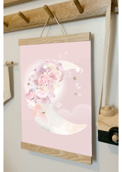Ayın Rüyası Askılı Kanvas Poster Tablo Duvar Dekoru fiyatları