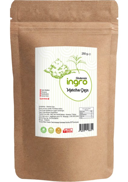 Ingro Matcha Çayı 250 G