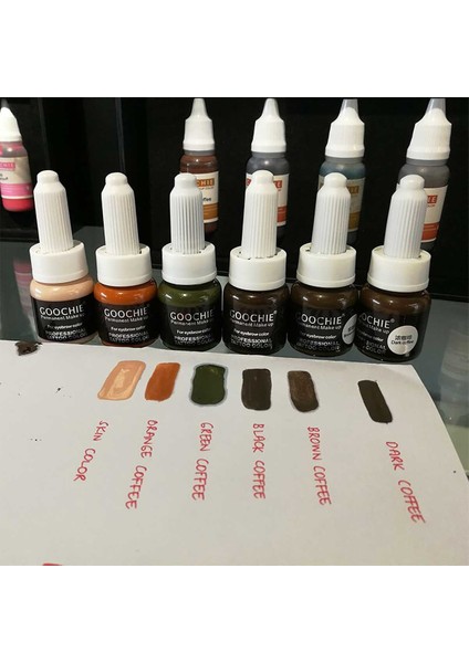 Goochıe Kalıcı Makyaj Microblading Boya Black Coffee fiyatları