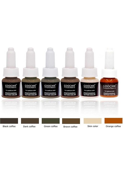 Goochıe Kalıcı Makyaj Microblading Boya Black Coffee fırsatları
