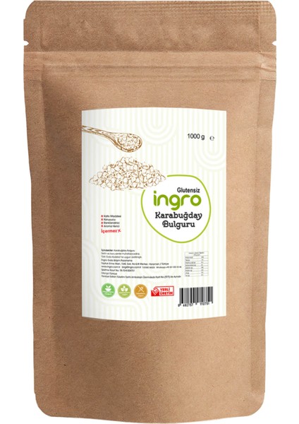 Ingro Glutensiz Karabuğday Bulguru 1000 G