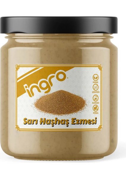 Ingro Sarı Haşhaş Ezmesi 450 G