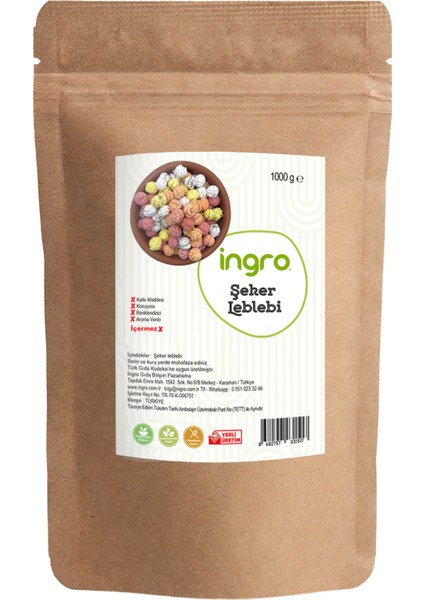 Ingro Şekerli Leblebi 1000 G