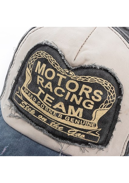 Yıkanmış Pamuk Hasarı Beyzbol Şapkası Motorlu Snapback Şapka Hip Hop Baba Şapkaları Erkekler Kadınlar Içın Taşlama Renkli Kemik (Yurt Dışından)