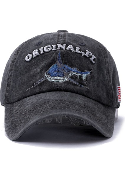 Yıkama Pamuk Amerika Bayrağı Köpekbalığı Erkek Beyzbol Şapkası Kadın Snapback Şapka Erkekler Içın Kemik Hip Hop Baba Şapka Gorras (Yurt Dışından) fiyatları