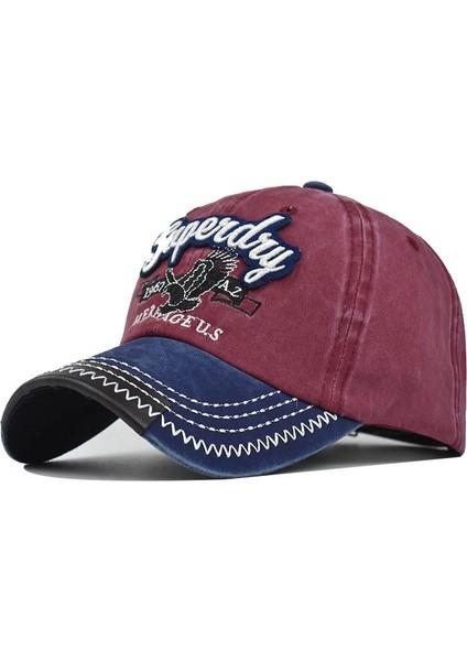 Retro Yıkanmış Yaz Erkek Beyzbol Şapkası Kadın Snapback Balıkçılık Nakış Baba Şapka Kamyon Şoförü Gorra Fisher Erkek Kap (Yurt Dışından)