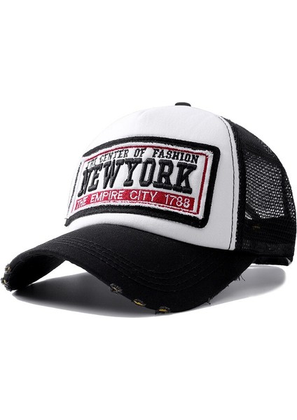 New York Nakış Yaz Örgü Beyzbol Şapkası Kadın Açık Kamuflaj Şapkalar Erkekler Içın Snapback Kemik Hip Hop Baba Şapka (Yurt Dışından)