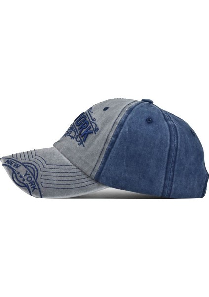 Yıkanmış Pamuk Vintage Kap New York Mektup Nakış Erkekler ve Kadınlar Içın Beyzbol Şapkası Açık Spor Şoför Şapkaları (Yurt Dışından) fiyatları