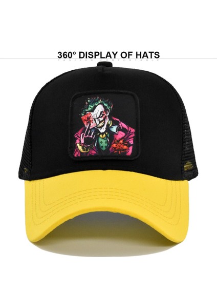 Moda Yeni Hip Hop Snapback Beyzbol Şapkaları Karikatür Resimleri Yaz Örgü Kemik Kamyon Şoförü Şapkaları Kadın Erkek Casquette Balıkçılık Şapkası (Yurt Dışından) modelleri