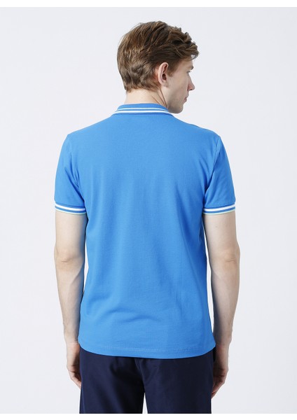 Logo Maltax 5 Mss Erkek Mavi-Beyaz-Fıstık Yeşili Regular Fit Polo Yaka Tişört modelleri