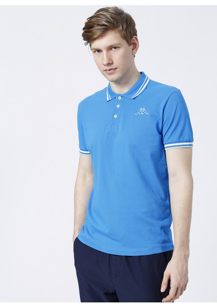 Logo Maltax 5 Mss Erkek Mavi-Beyaz-Fıstık Yeşili Regular Fit Polo Yaka Tişört fırsatları