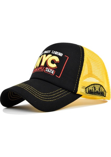Yeni Moda Hip Hop Snapback Beyzbol Şapkaları Yetişkin Yaz Örgü Şoför Şapkaları Kadın Erkek Casquette Serin Beyzbol Şapkası Balıkçılık Şapkası (Yurt Dışından)