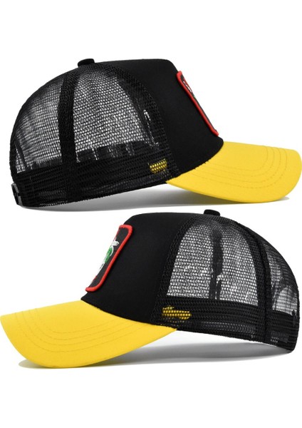 Karikatür Nakış Yaz Erkekler Beyzbol Şapkaları Hip Hop Kemik Snapback Örgü Şapkalar Kemik Kamyon Şoförü Şapkaları Kadınlar Içın Baba Net Kap (Yurt Dışından)