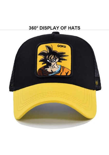 Karikatür Nakış Yaz Erkekler Beyzbol Şapkaları Hip Hop Kemik Snapback Örgü Şapkalar Kemik Kamyon Şoförü Şapkaları Kadınlar Içın Baba Net Kap (Yurt Dışından)