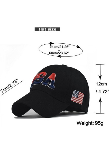 Amerikan Bayrağı Beyzbol Şapkası Erkekler Nakış Abd Erkekler Içın Snapback Şapka Bone Gorra Casquette Moda Şapka (Yurt Dışından)