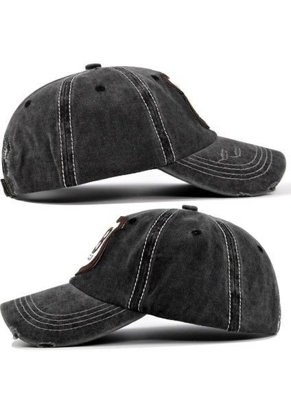 Yeni Yıkanmış Pamuk Beyzbol Şapkası Erkekler Nakış 68 Harfli Casquette Streetwear Snapback Kadın Şapka Retro Rahat Kap (Yurt Dışından) fırsatları