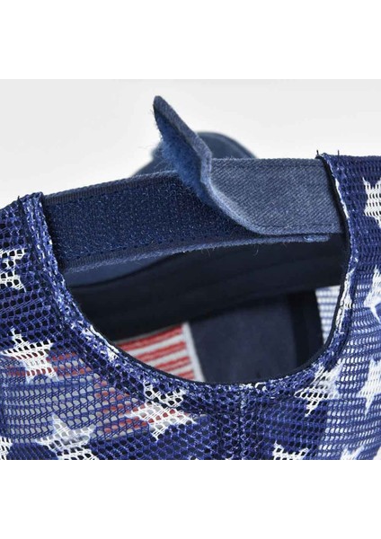 Yeni Yaz Yıkanmış Beyzbol Şapkası Nefes Alabilir Örgü Vizör Havalandırma Ayarlanabilir Amerikan Bayrağı Eş Şapkası Yıldız Moda Örgü Kapaklar (Yurt Dışından) fırsatları