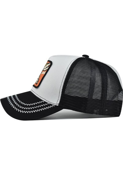 Erkek Beyzbol Şapkası Moda Snapback Şapka Tavşan Yamalı Rahat Pamuklu Baba Şapkaları Nefes Alabilir Örgü Kamyon Şoförü Kapakları Erkekler Hip Hop Kemikleri (Yurt Dışından)