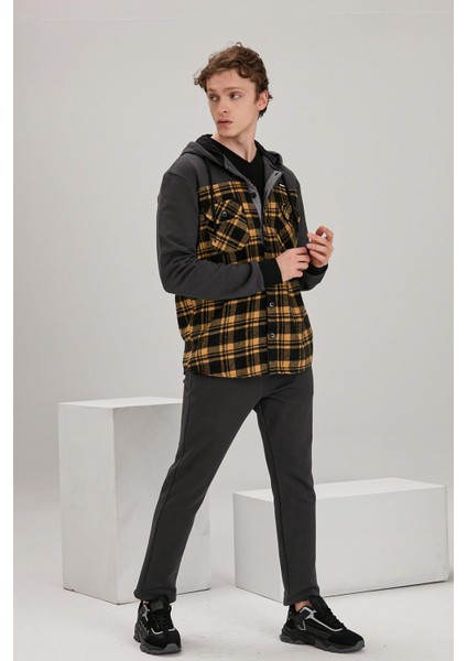 Alexandergardı Kapüşonlu Düğmeli Oversize Hırka (E21-61501) fiyatları