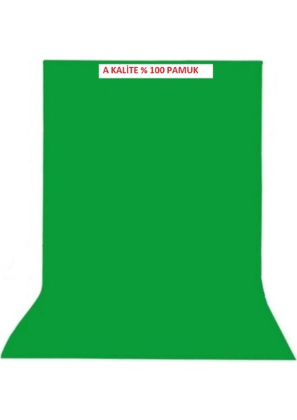 Greenbox Chromakey- Green Screen Yeşil Fon Perde 1.5 x 2 m