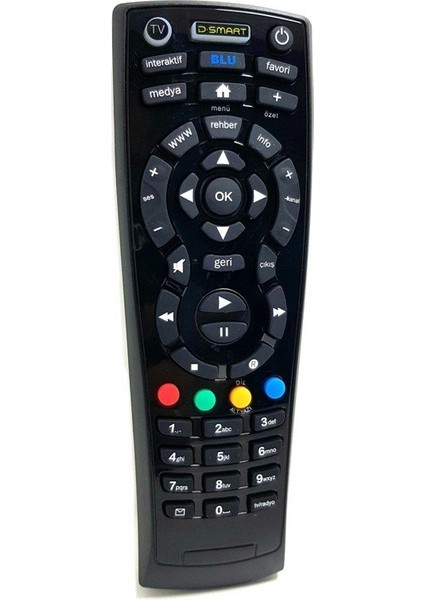 D-Smart Blu Hd Alıcı Kumandası D Smart De Sımart Bulu Blue