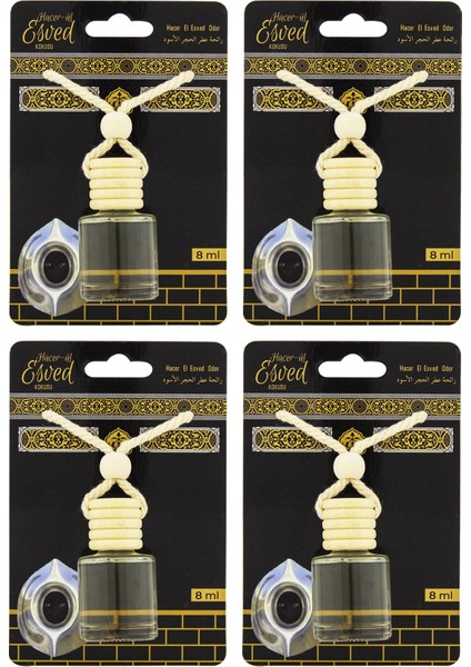 Hacerül Esved Kokusu 8 ml Araba Kokusu Cam Şişe 4 Adet fiyatları