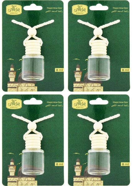 Mescidi Aksa Kokusu 8 ml Araba Kokusu Cam Şişe 4 Adet fiyatları