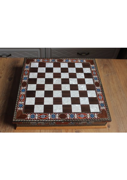 El Yapımı Özel Üretim Sedefli Satranç, Klasik Metal Satranç Takımı , Klasik Satranç Takımı, Kutulu Satranç Takımı fiyatları