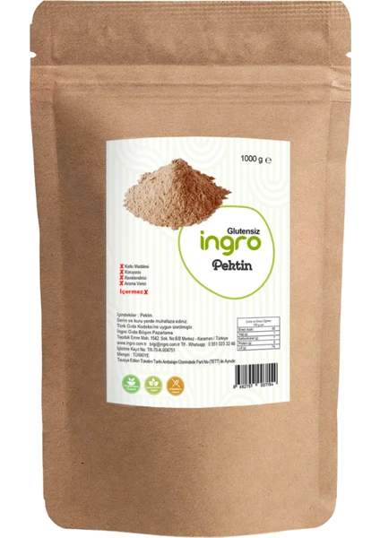 Ingro Glutensiz Pektin 1000 G