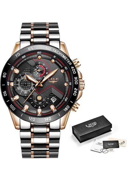 Lıge Mens Watches Sports Chronograph Quartz Watch - 1 (Yurt Dışından)