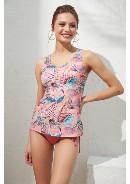 Lima V Yaka Sürgülü Tankini Romantic 221503