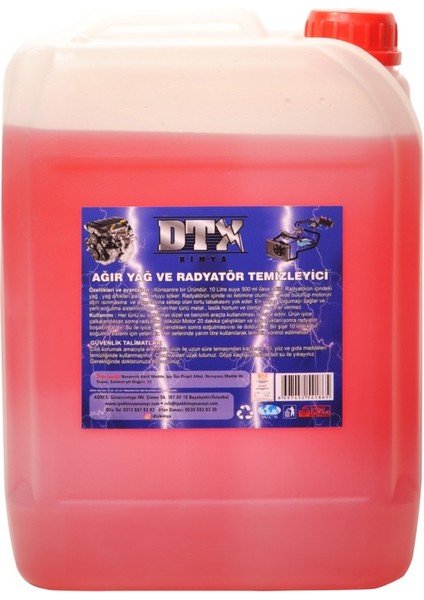 Ağır Yağ Sökücü ve Radyatör Temizleme 25 Litre x 2 Adet