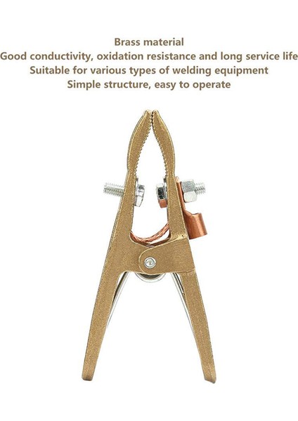 500A Br A-Şekilli Zemin Kaynağı Toprak Kelepçesi Kaynakçı Topraklama Kablosu Kaynak Makinesi Için Bakır Kavrama Klipsi Kelepçesi (Yurt Dışından) fırsatları
