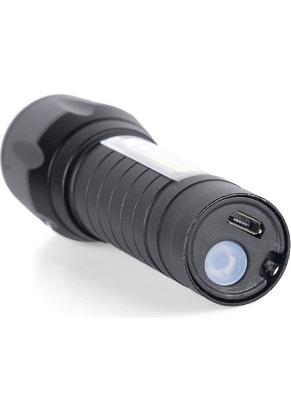 530 Xpe + Cob 600 Lümen Süper Parlak Mini 14500 El Feneri, Stretch Zoom USB Şarj Edilebilir Cep Mikro LED El Feneri Seti (Yurt Dışından) indirimleri