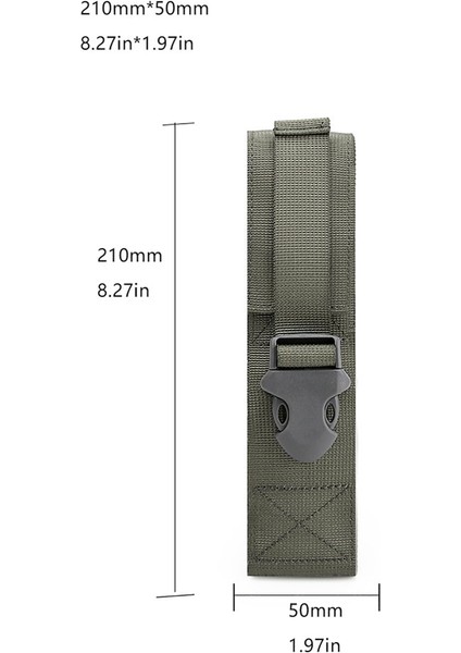 Bs Askeri Dergi Kılıfı Açık Taktik Çanta Su Geçirmez El Feneri Kapağı (Yurt Dışından) modelleri
