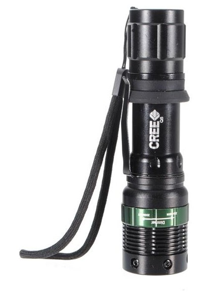 Cree Q5 LED 1000LM 7W Zumlanabilir 18650 Aaa El Feneri (Yurt Dışından)