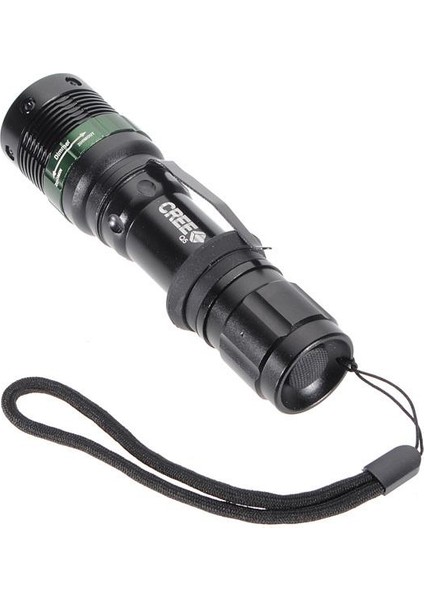 Cree Q5 LED 1000LM 7W Zumlanabilir 18650 Aaa El Feneri (Yurt Dışından) fırsatları