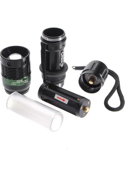 Cree Q5 LED 1000LM 7W Zumlanabilir 18650 Aaa El Feneri (Yurt Dışından) indirimleri