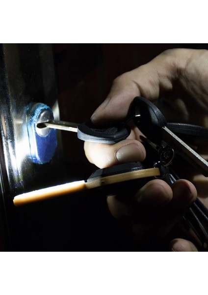 Bs Abs LED El Feneri Işık Mini Anahtar Şekli Anahtarlık Yüzük Anahtarlık Lamba Torch (Yurt Dışından) indirimleri