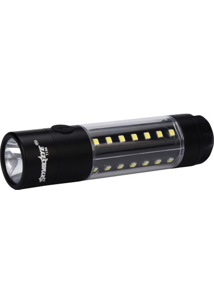 El Feneri Xm-L T6+Cob LED Torch USB Şarj Lambası Penlight 18650 6 Mod (Yurt Dışından)