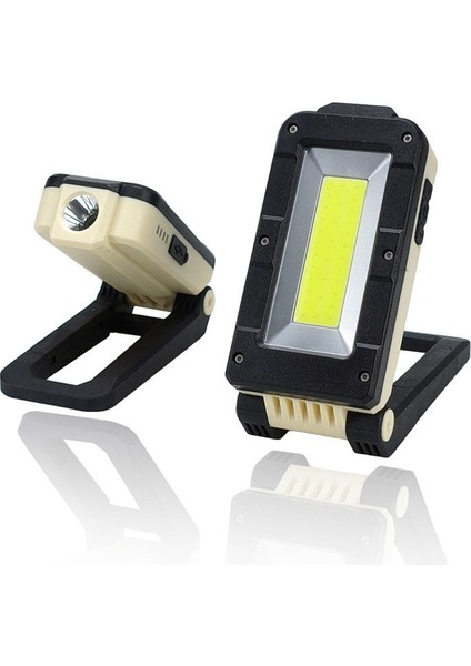 Yeni LED Çalışma Işığı Cob Katlanabilir Kırmızı Muayene Işığı Dış Mekan El Feneri (Yurt Dışından) fırsatları