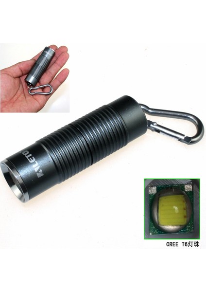 KL251 800LM LED T6 3 Mod Beyazmini Yüksek Güçlü El Feneri.anahtar Işık (Yurt Dışından) modelleri