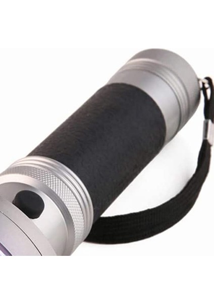 Beerıs Taşınabilir 100 LED Uv El Feneri Blacklight Ultra Violet Işık Muayene Lambası Işığı Açık Su Geçirmez Lamba (Yurt Dışından)
