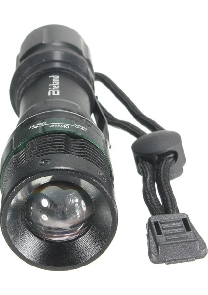 Elfeland 10000LM LED 3mode Zumlanabilir El Feneri + 18650 Pil +18650 Tüp (Yurt Dışından)